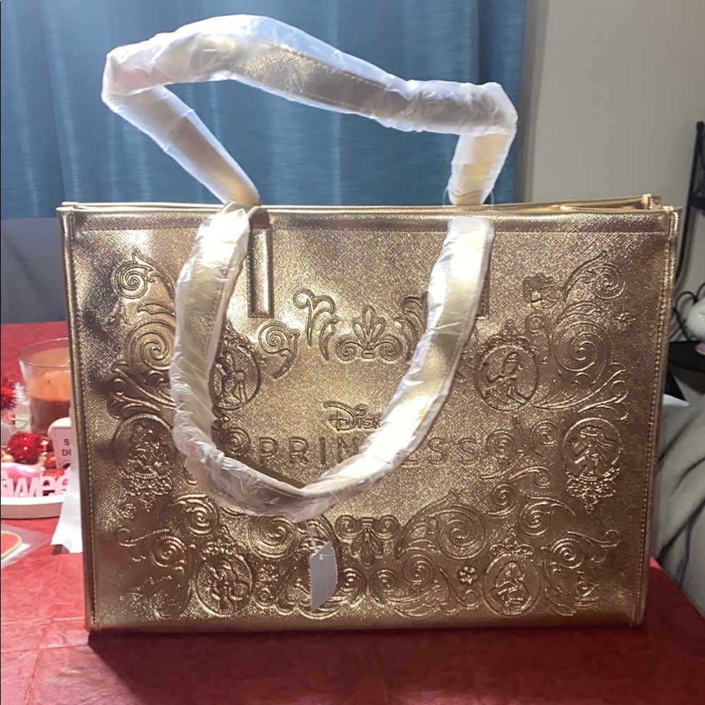 Bath and body works Disney Princess Gold Tote Bag - Picture 2 of 4